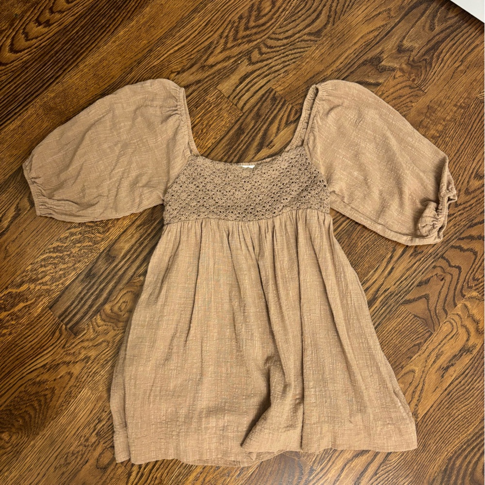 Mustard Seed Brown Dress